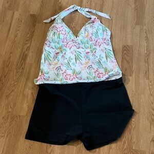 Ocean Pacific 2 piece bathing short set